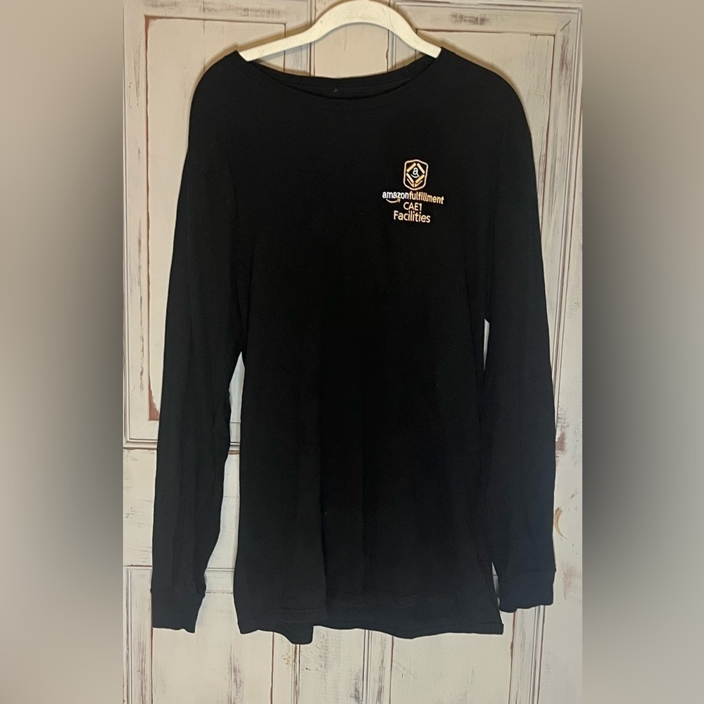 Amazon long sleeve employee tshirt fulfillment CAE1 facilities